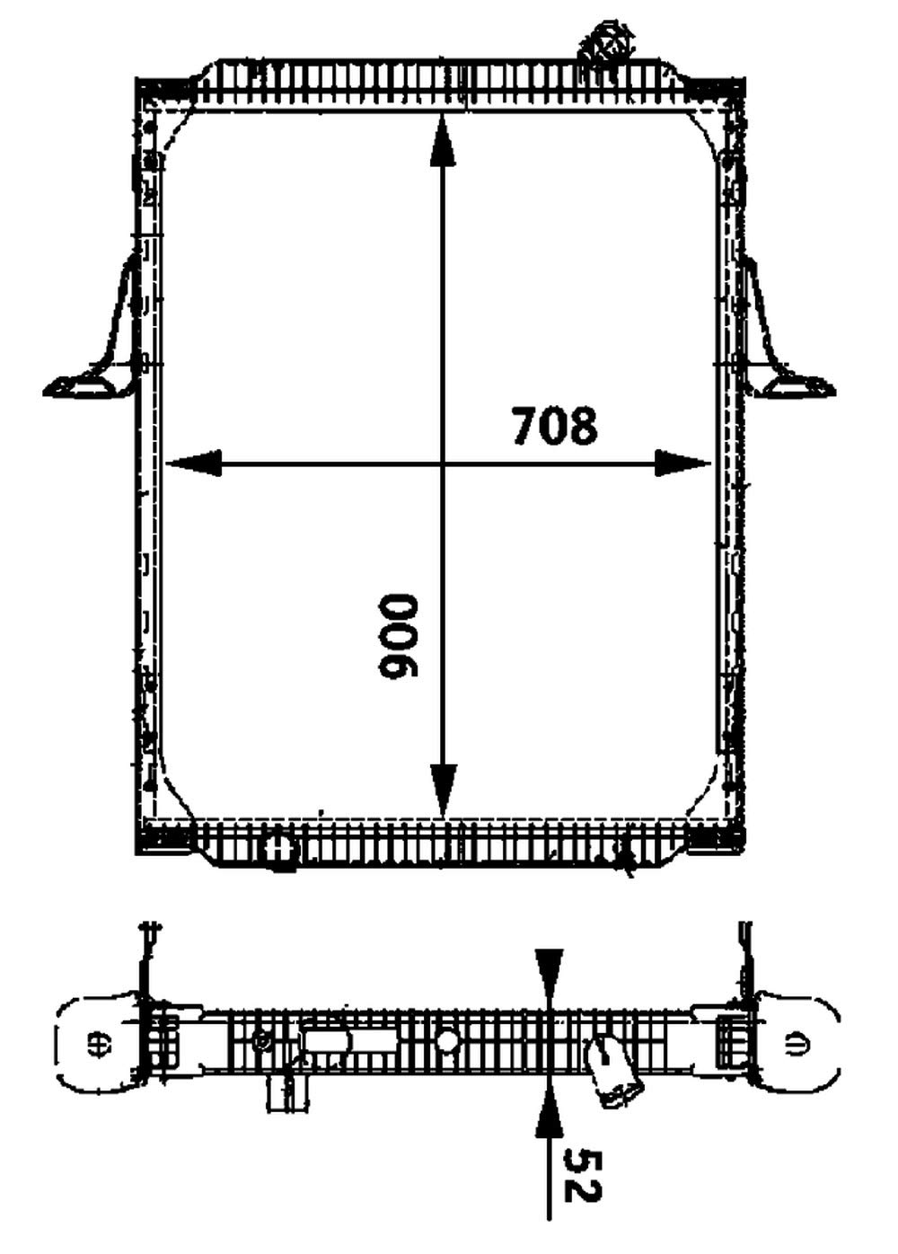 MAHLE CR 717 000P Kühlmittelkühler BEHR PREMIUM LINE von MAHLE