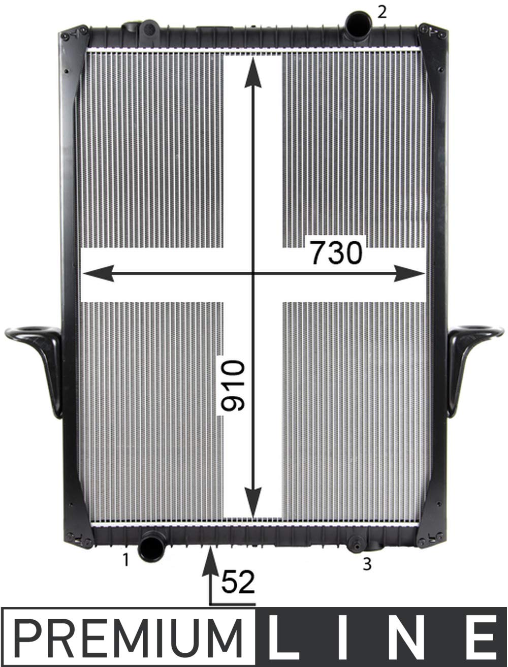 MAHLE CR 755 000P Kühlmittelkühler BEHR PREMIUM LINE von MAHLE