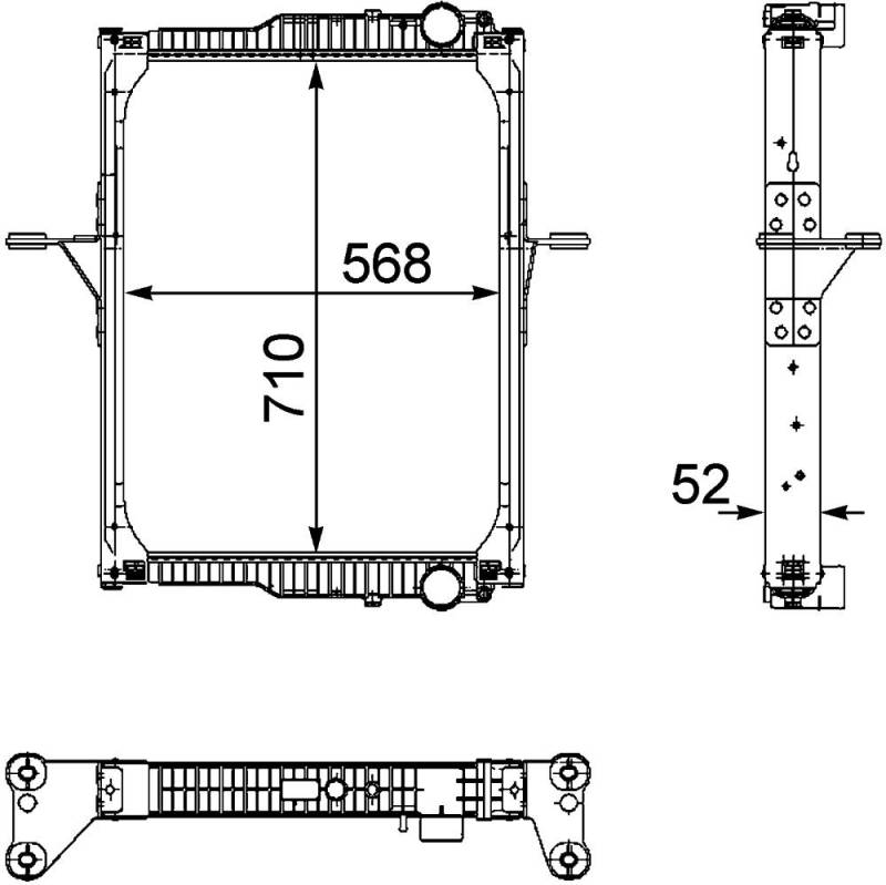 MAHLE CR 822 000P Kühlmittelkühler BEHR PREMIUM LINE von MAHLE