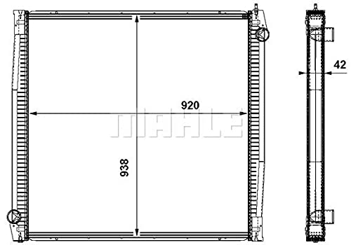 MAHLE CR 861 000P Kühlmittelkühler BEHR PREMIUM LINE von MAHLE