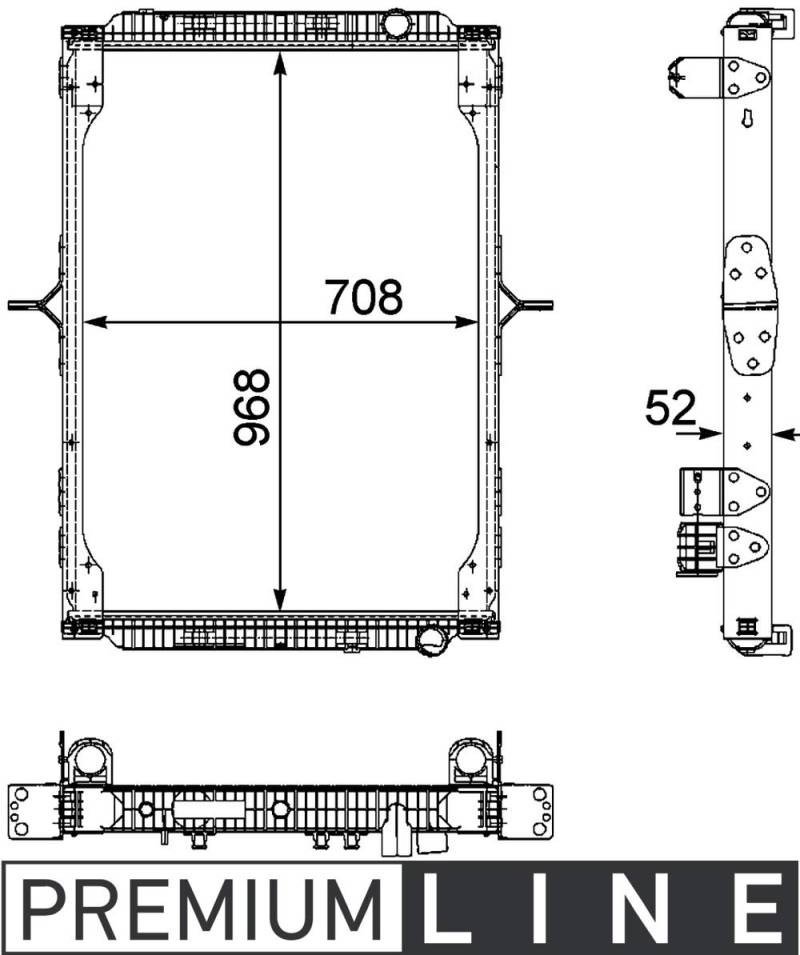 MAHLE CR 892 000P Kühlmittelkühler BEHR PREMIUM LINE von MAHLE