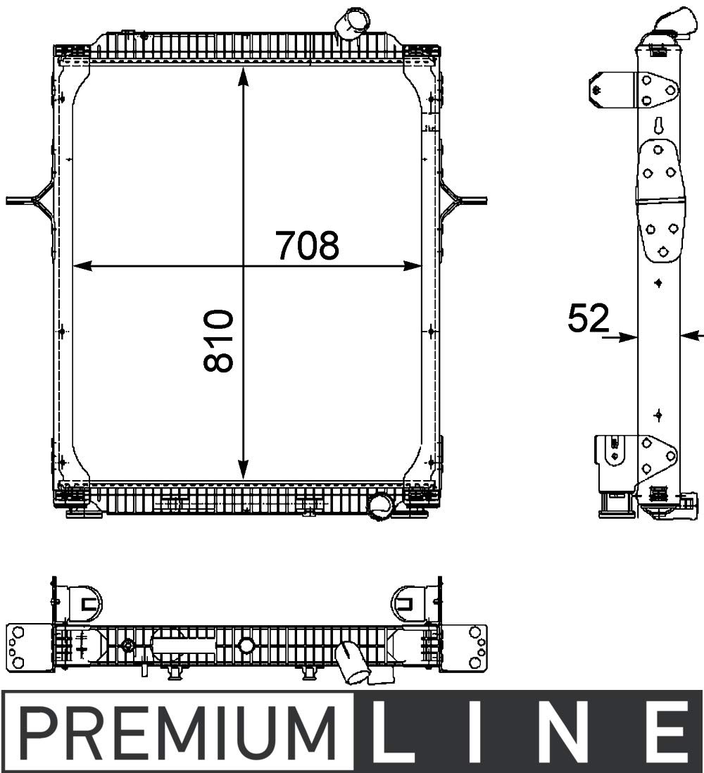 MAHLE CR 893 000P Kühlmittelkühler BEHR PREMIUM LINE von MAHLE