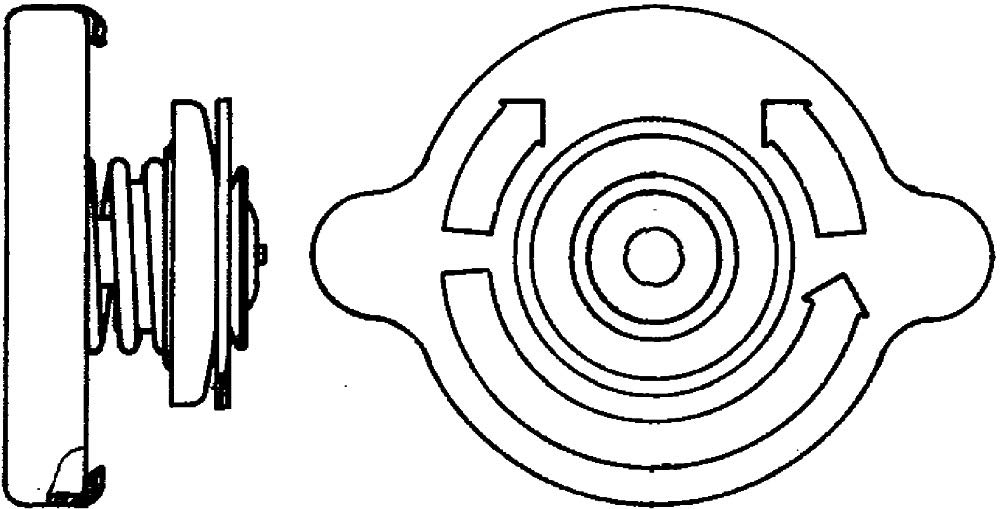 MAHLE CRB 17 000P Verschlussdeckel Kühler u.a. passend für PORSCHE von MAHLE