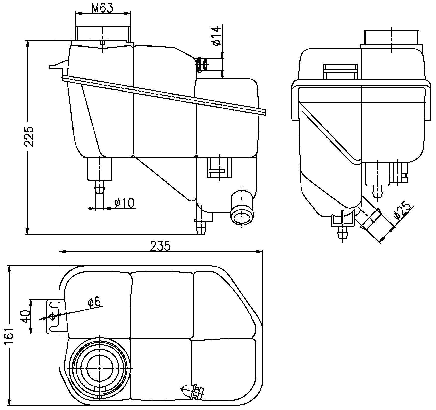 MAHLE CRT 202 000S Ausgleichsbehälter BEHR von MAHLE