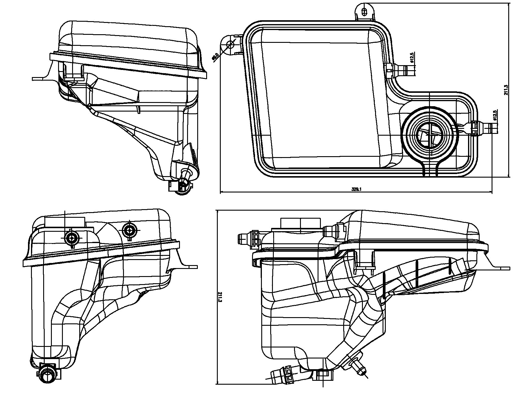 MAHLE CRT 203 000S Ausgleichsbehälter BEHR von MAHLE