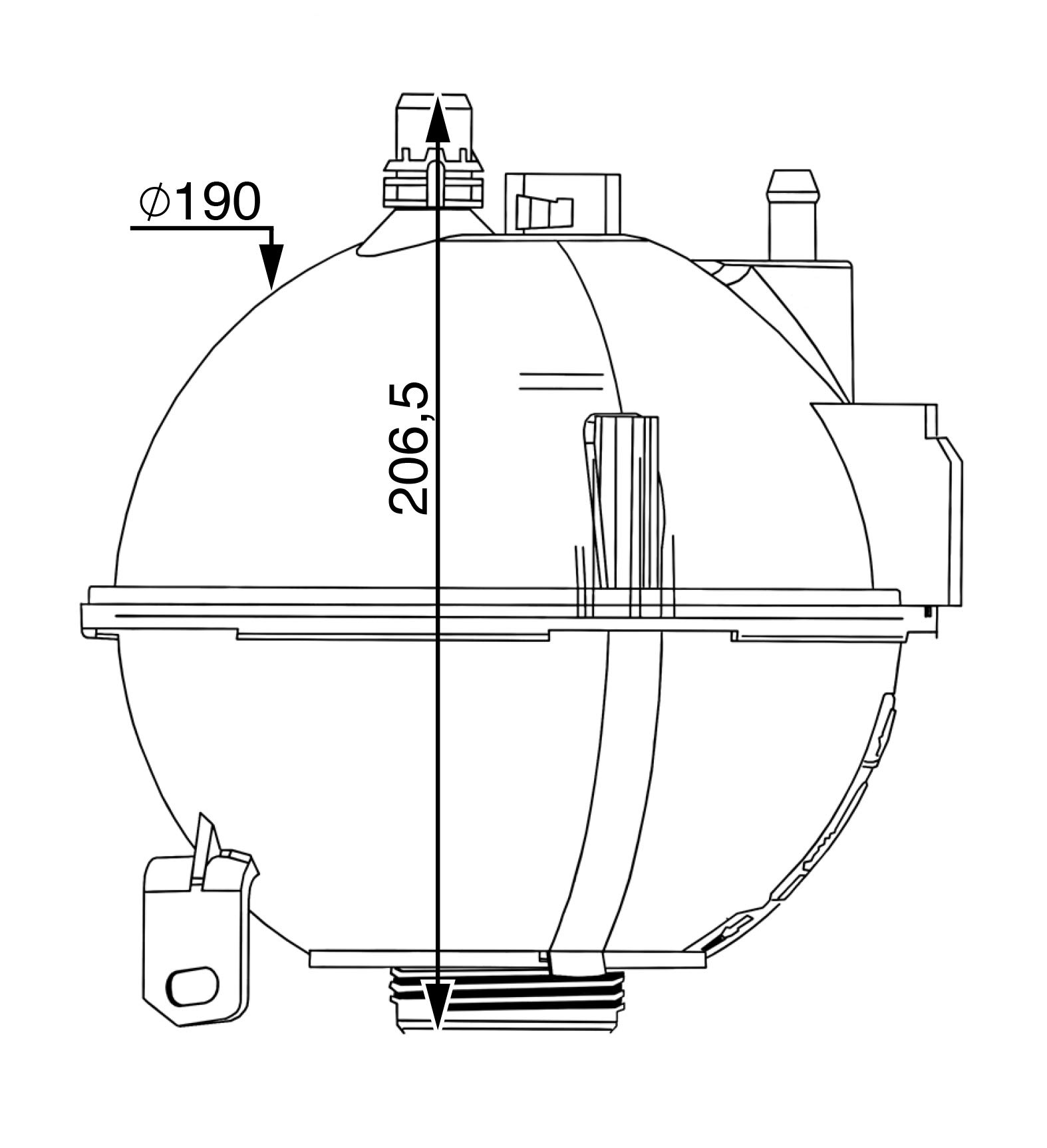 MAHLE CRT 210 000S Ausgleichsbehälter BEHR von MAHLE