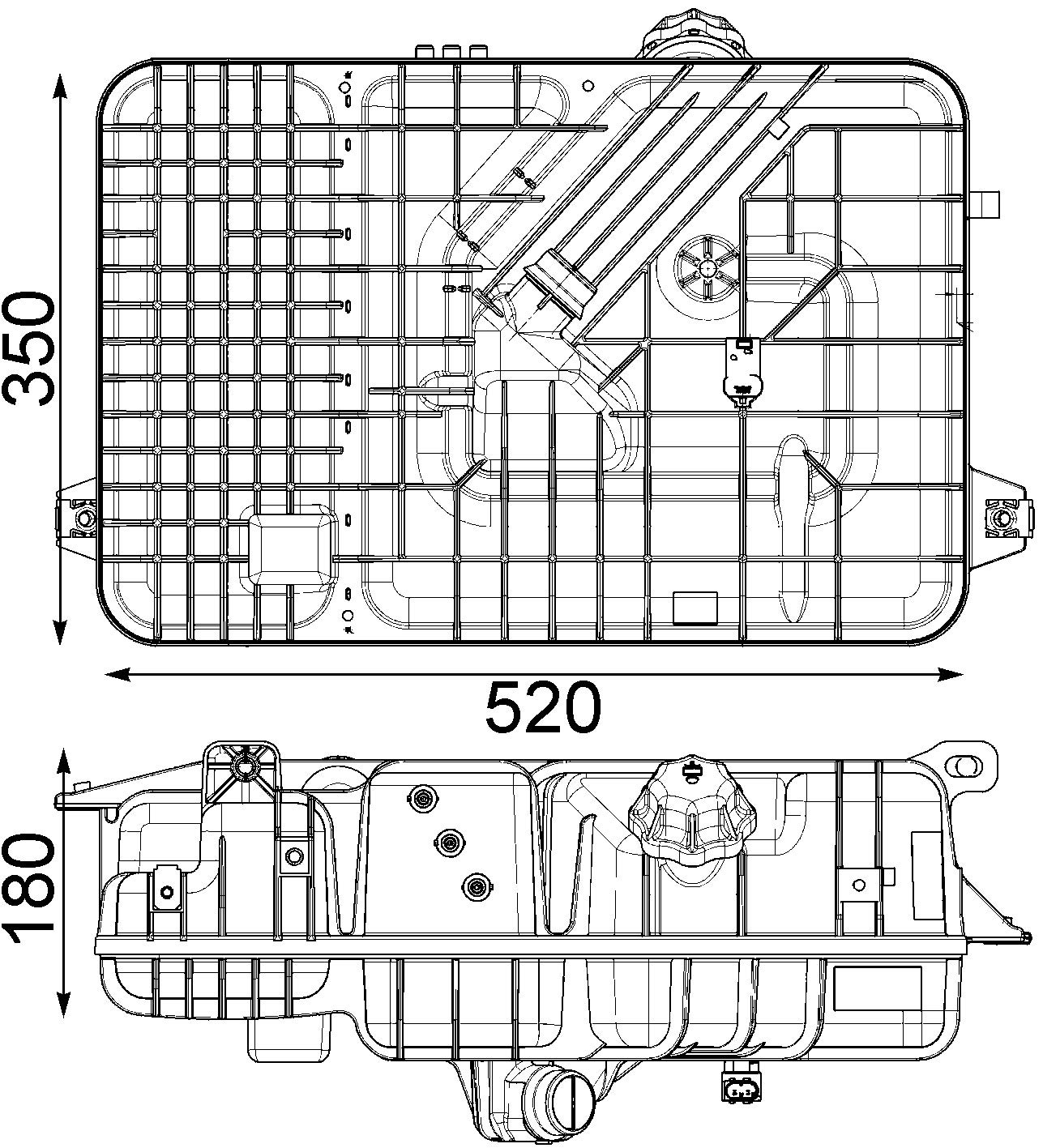 MAHLE CRT 236 000P Ausgleichsbehälter BEHR PREMIUM LINE von MAHLE