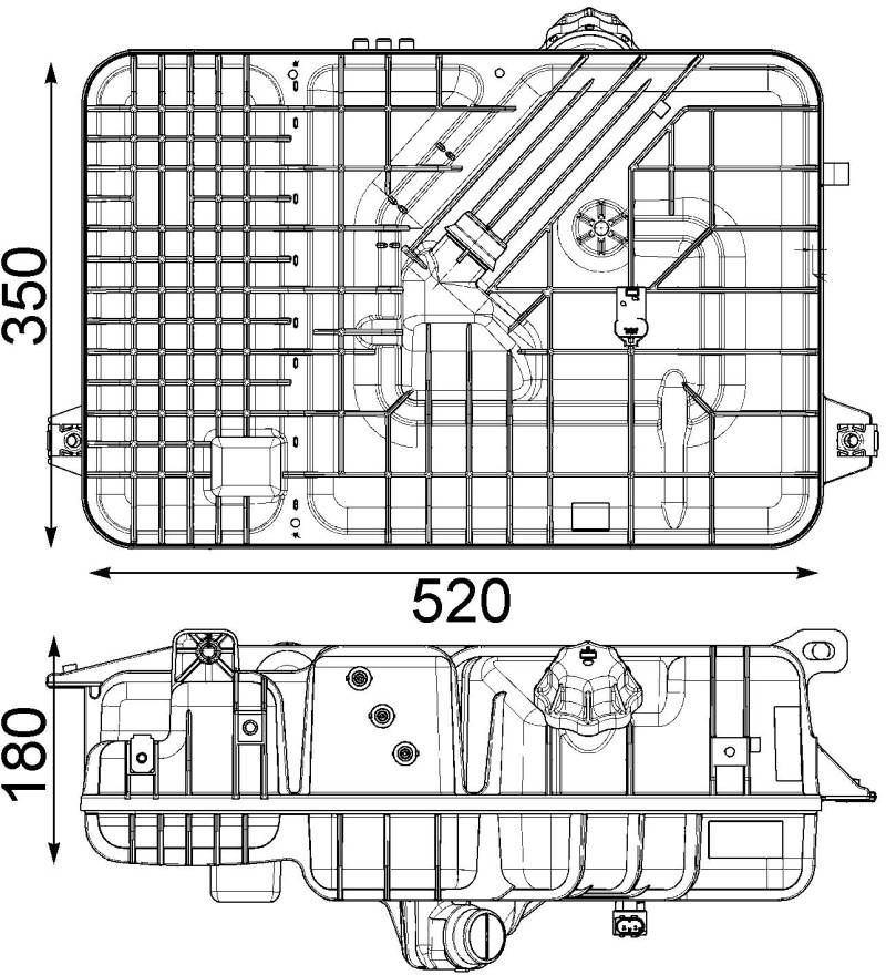 MAHLE CRT 236 000P Ausgleichsbehälter BEHR PREMIUM LINE von MAHLE