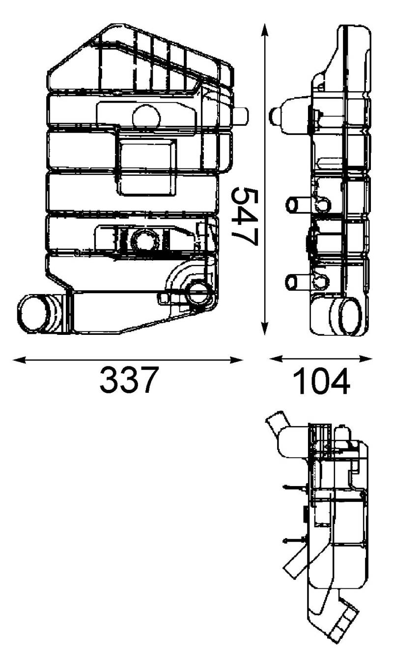 MAHLE CRT 32 000P Ausgleichsbehälter BEHR PREMIUM LINE von MAHLE