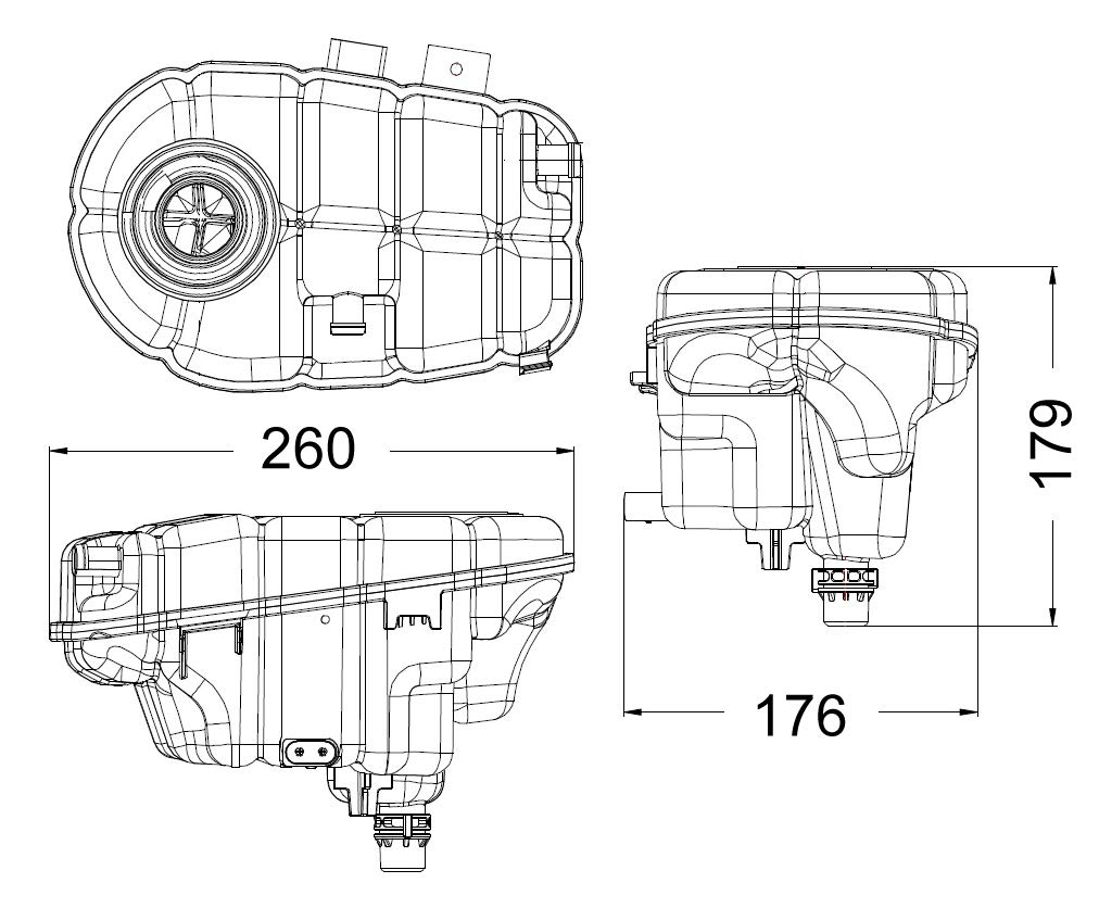 MAHLE CRT 60 000S Ausgleichsbehälter BEHR von MAHLE