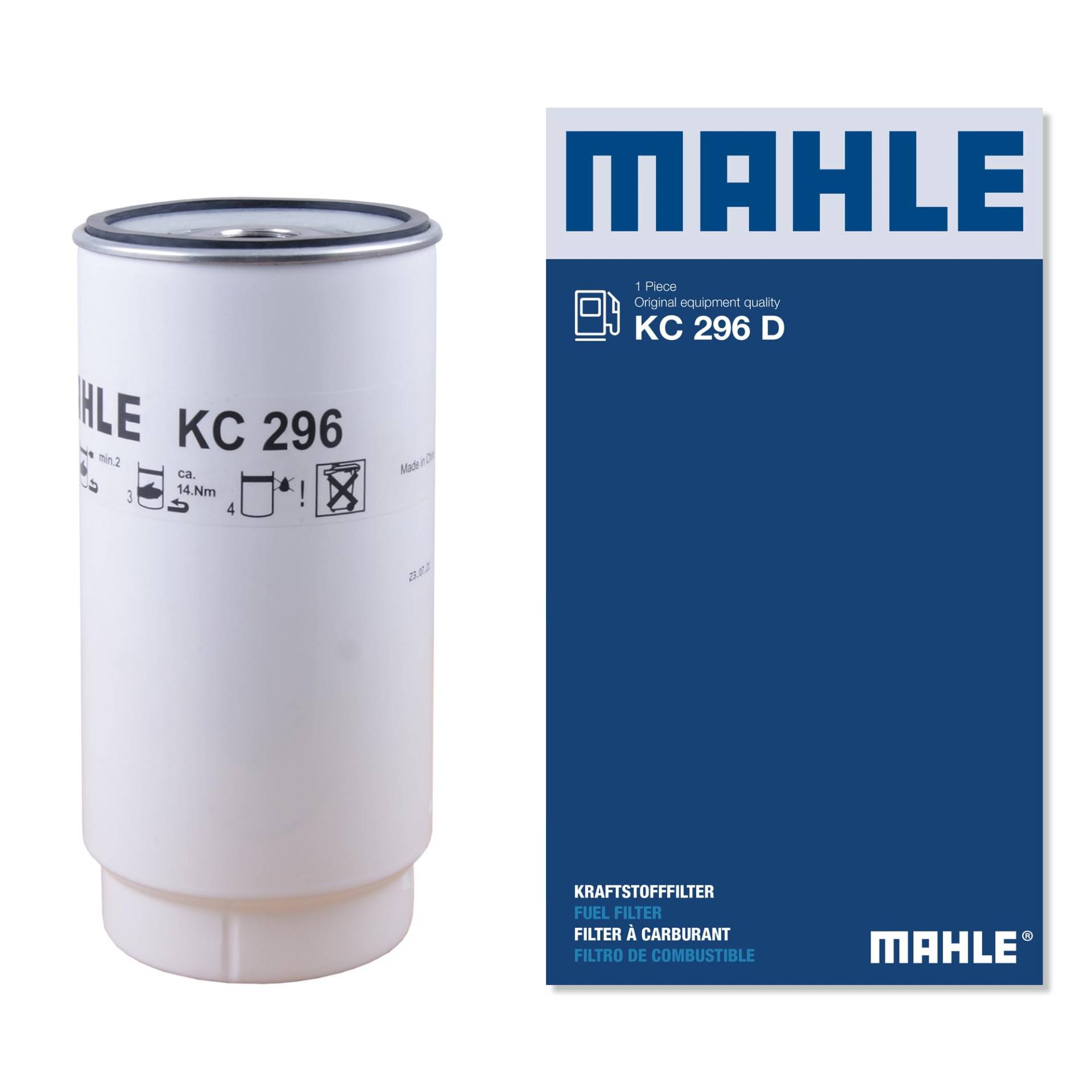 Mahle Knecht KC 296D Kraftstofffilter von MAHLE