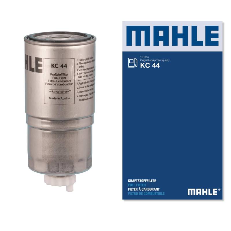 MAHLE KC 44 Kraftstofffilter Anschraubfilter 81MMu.a. passend für CASE IH SPERRY NEW HOLLAND von MAHLE