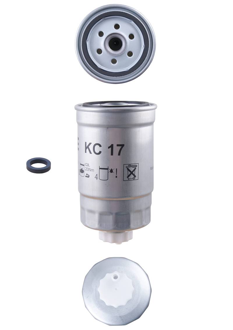 MAHLE KC 8 Kraftstofffilter Anschraubfilter 93,4MMu.a. passend für KÄLBLE MERCEDES ROVER VOLVO von MAHLE