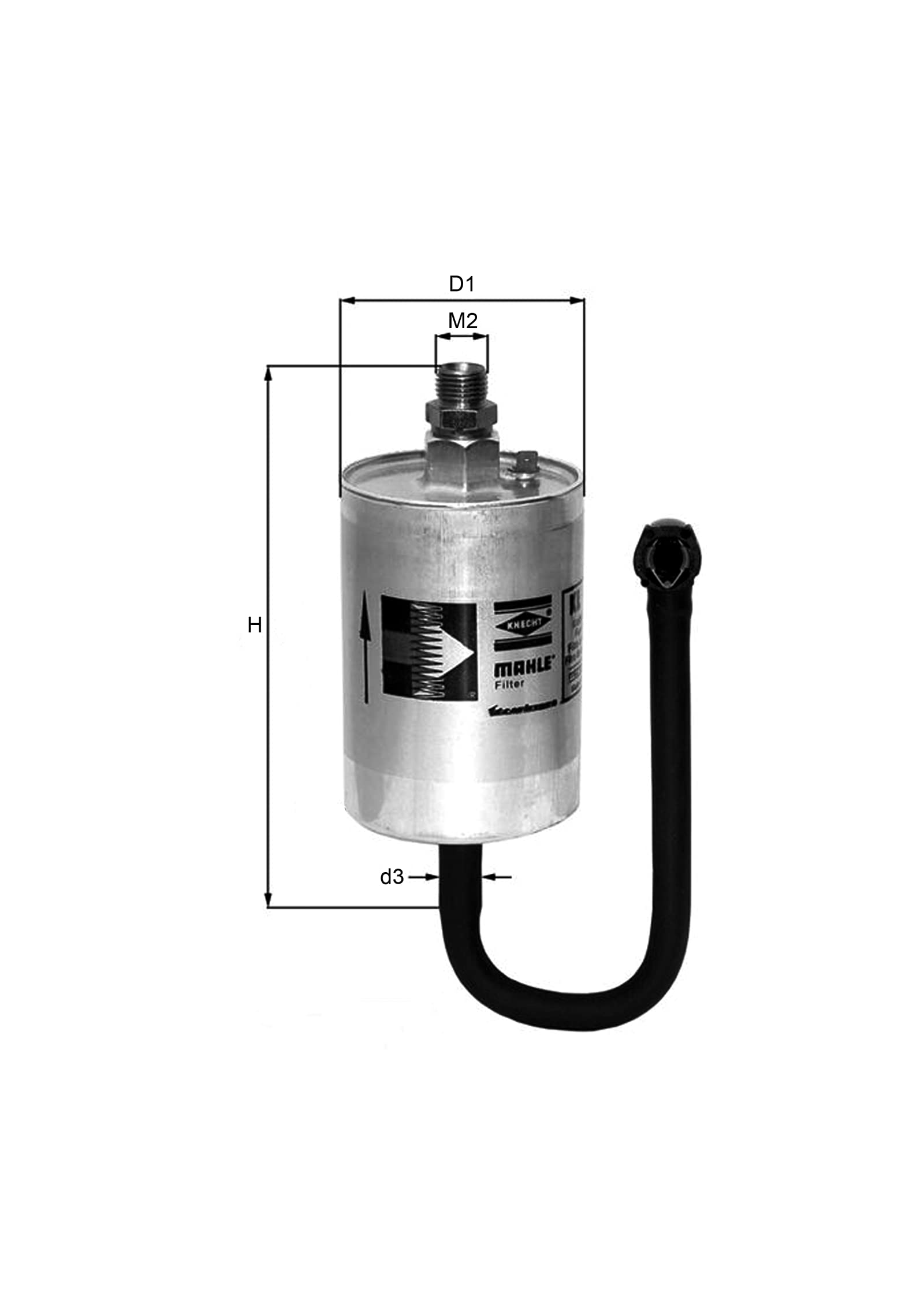 Knecht KL 69 Kraftstofffilter von MAHLE