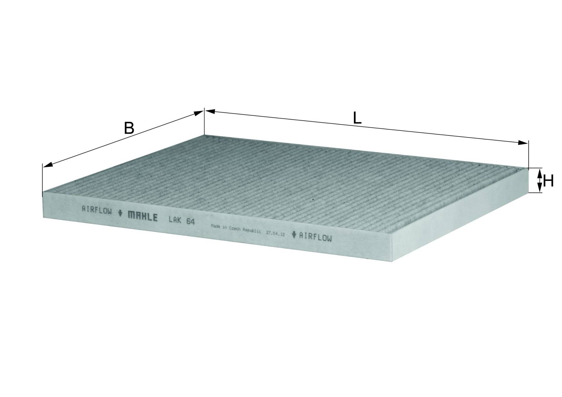 MAHLE LAK 64 Innenraumfilter von MAHLE