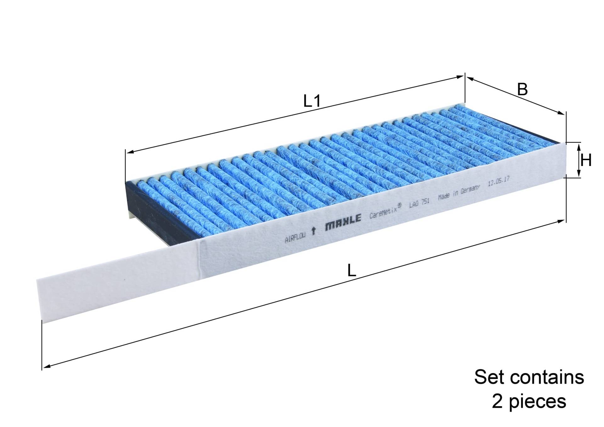 MAHLE LAO 751/S Innenraumfilter von MAHLE