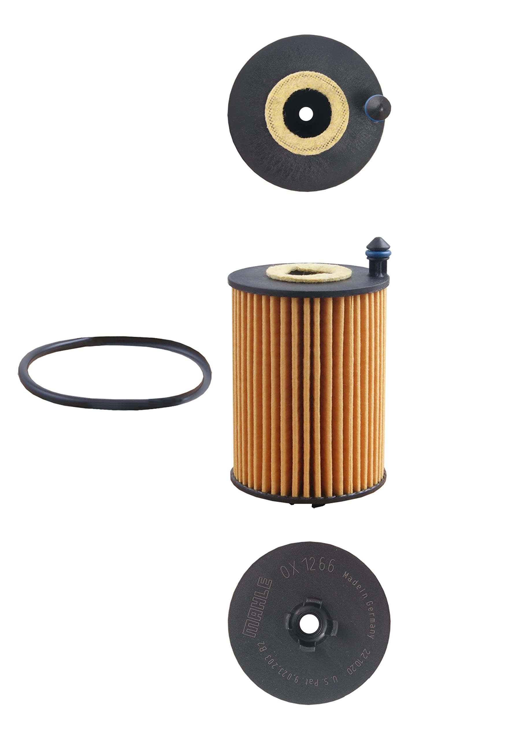 MAHLE OX 1266D Ölfilter Filtereinsatz 65,1MMu.a. passend für A6 C8 Avant (4A5) von MAHLE