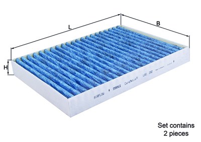 Mahle Filter, Innenraumluft [Hersteller-Nr. LAO292/S] für Mercedes-Benz, Ssangyong von MAHLE