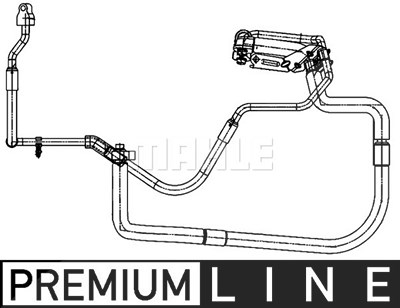 Mahle Hochdruck-/Niederdruckleitung, Klimaanlage [Hersteller-Nr. AP110000P] für Ford von MAHLE