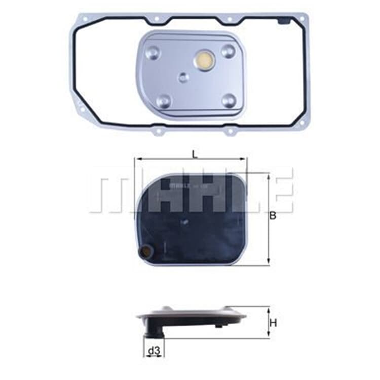 Mahle Hydraulikfilter Mercedes A-Klasse B-Klasse von MAHLE