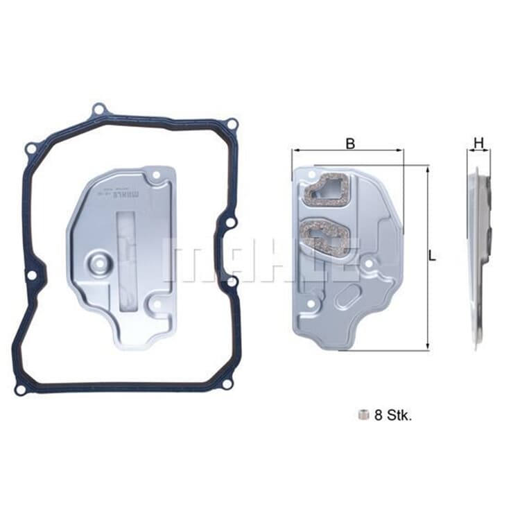 Mahle Hydraulikfilter f?r Automatik Audi Seat Skoda VW von MAHLE