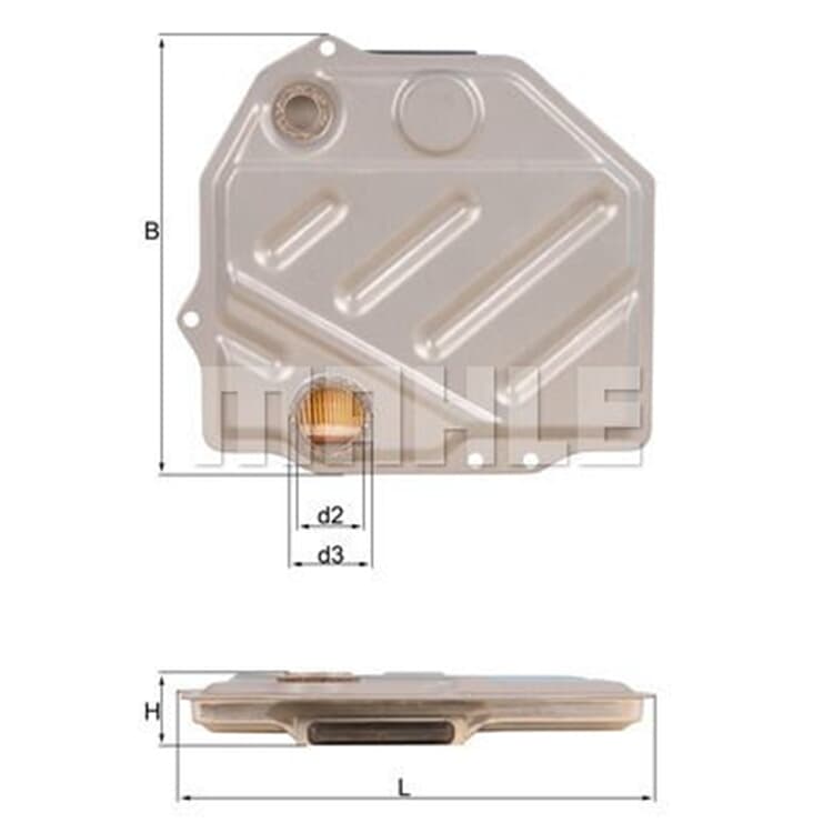 Mahle Hydraulikfilter f?r Automatik Mercedes 124 E-Klasse G-Klasse S-Klasse Sl von MAHLE