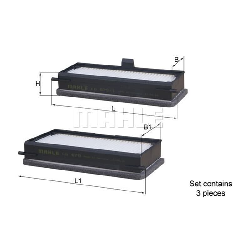 Mahle Innenraumfilter Citroen Fiat Lancia Peugeot von MAHLE