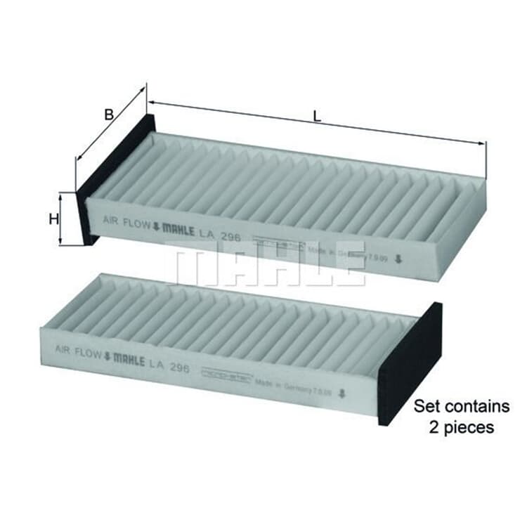 Mahle Innenraumfilter Mitsubishi Carisma Colt L200 Lancer Pajero Space von MAHLE