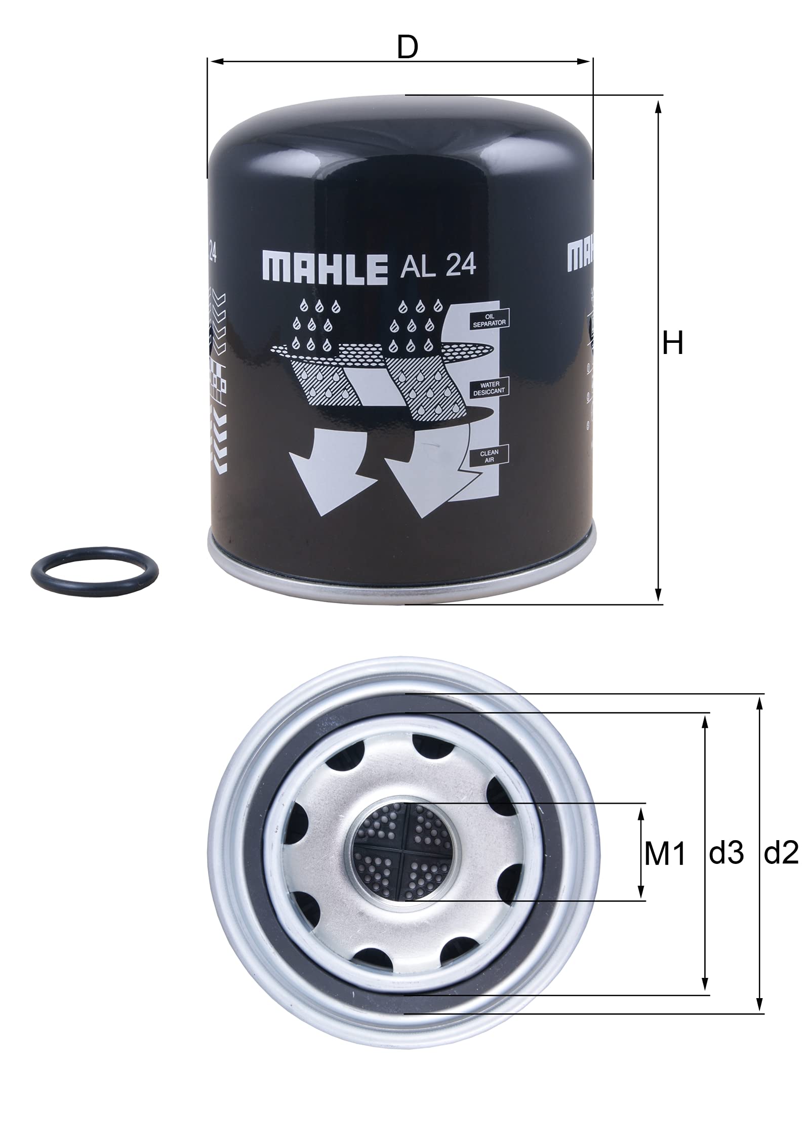 KNECHT AL 24 Kühlung von MAHLE