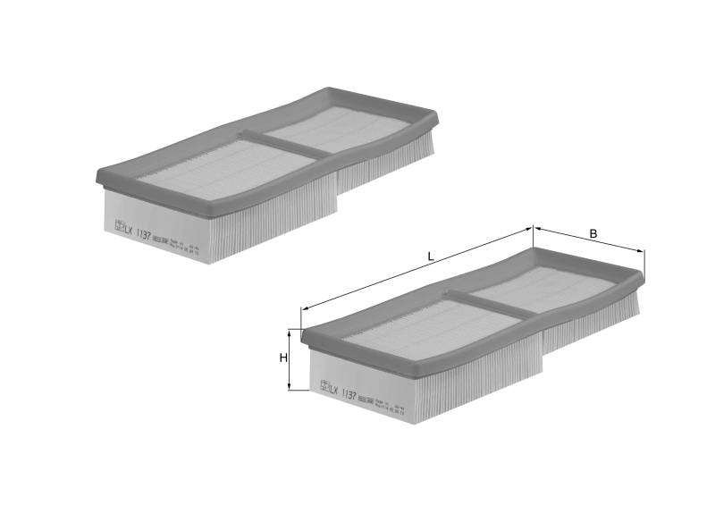 Mahle Knecht LX 1137/S Luftfilter von MAHLE