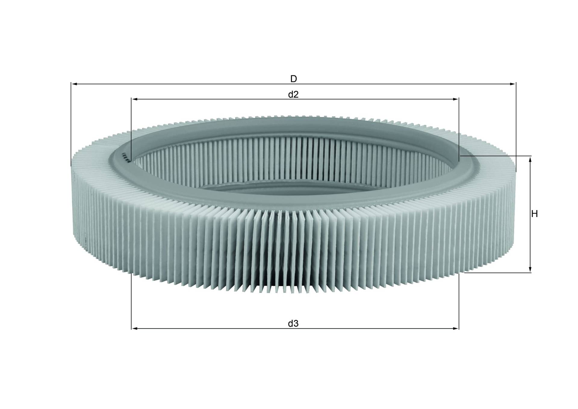 Mahle Knecht LX 209 Luftfilter von MAHLE