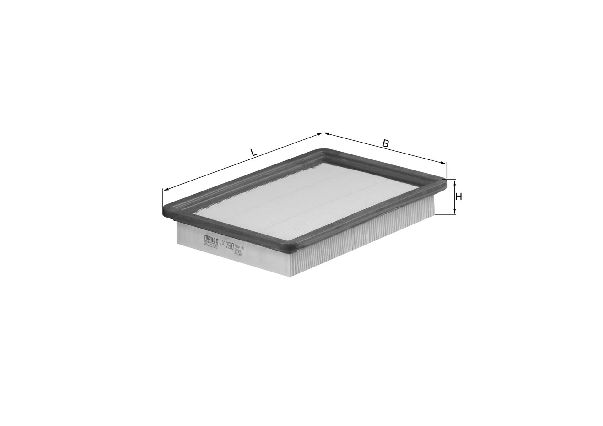 Mahle Knecht LX 790 Luftfilter von MAHLE