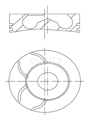 Mahle Kolben [Hersteller-Nr. 0101502] für Alfa Romeo, Fiat, Lancia, Opel, Saab, Suzuki von MAHLE