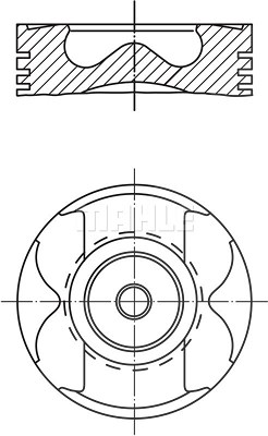 Mahle Kolben [Hersteller-Nr. 021PI00125002] für Fiat, Mercedes-Benz, Nissan, Opel, Renault von MAHLE