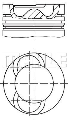 Mahle Kolben [Hersteller-Nr. 0281902] für VW von MAHLE