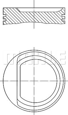 Mahle Kolben [Hersteller-Nr. 0307100] für Skoda, VW von MAHLE