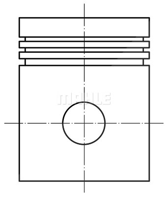 Mahle Kolben [Hersteller-Nr. 0373600] für Volvo von MAHLE