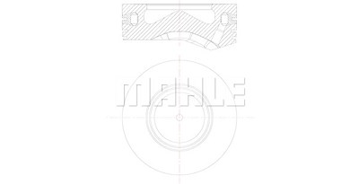 Mahle Kolben [Hersteller-Nr. 081PI00105001] für BMW von MAHLE