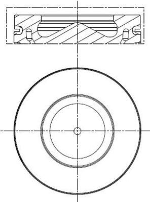 Mahle Kolben [Hersteller-Nr. 081PI00113000] für Alpina, BMW von MAHLE