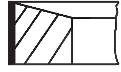 Mahle Kolbenringsatz [Hersteller-Nr. 011RS001080N0] für Nissan, Opel, Renault, Vauxhall von MAHLE