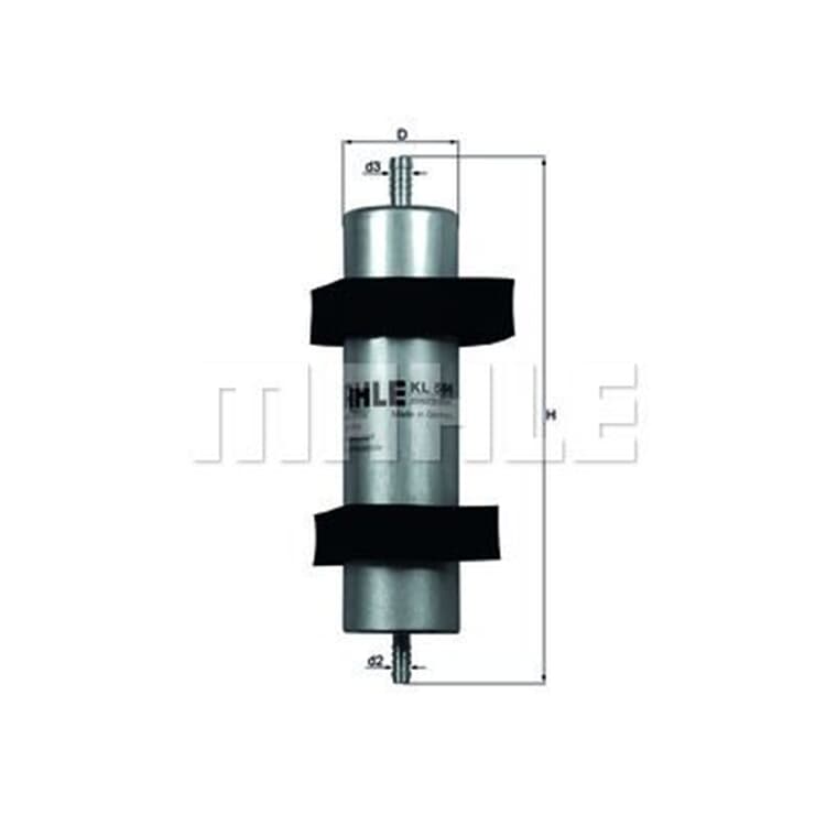 Mahle Kraftstofffilter Audi A4 A5 A6 A8 Q5 Q7 von MAHLE