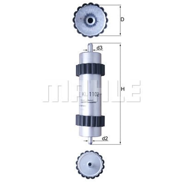 Mahle Kraftstofffilter Audi A6 A7 von MAHLE