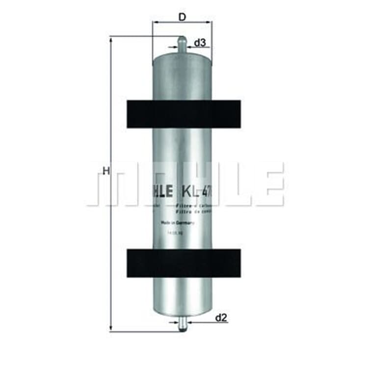 Mahle Kraftstofffilter BMW 3er E46 von MAHLE