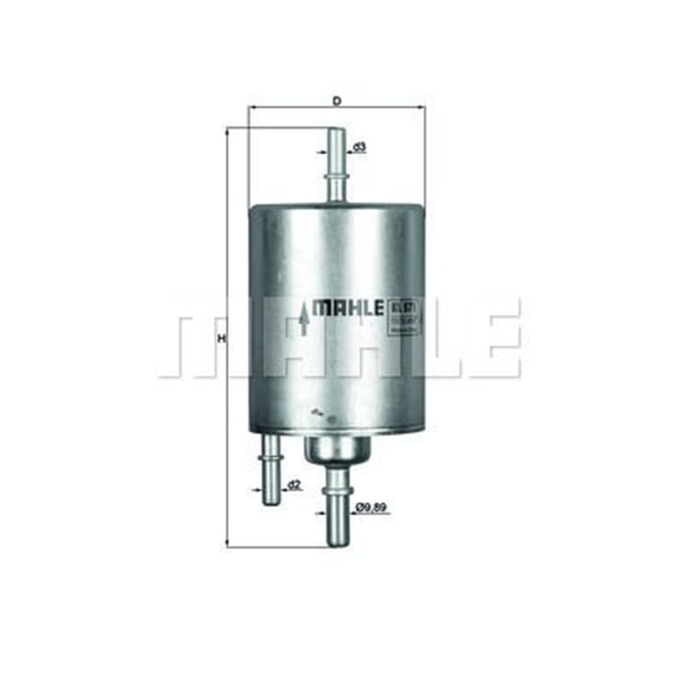 Mahle Kraftstofffilter Chevrolet Daewoo von MAHLE