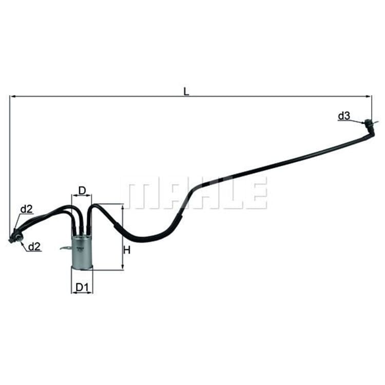 Mahle Kraftstofffilter Chrysler Voyager von MAHLE