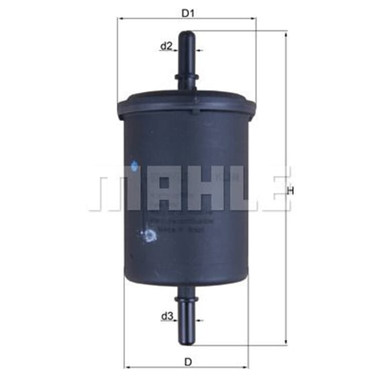 Mahle Kraftstofffilter Citroen DS Fiat Lada Lancia Opel Peugeot Smart von MAHLE