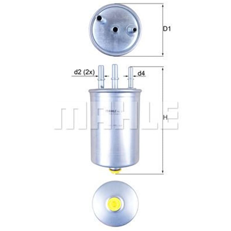 Mahle Kraftstofffilter Ford Tourneo Transit von MAHLE