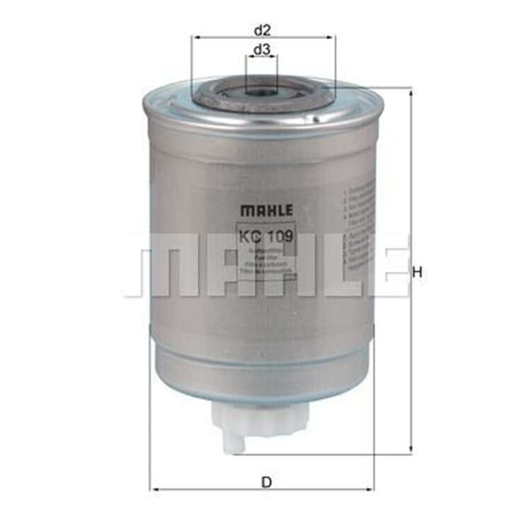 Mahle Kraftstofffilter Ford Transit von MAHLE