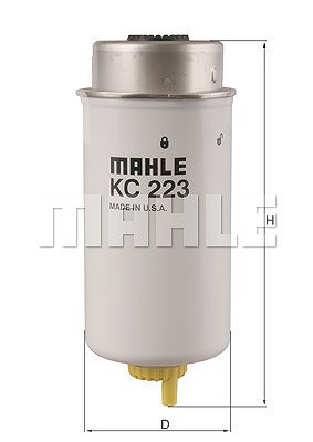 Mahle Kraftstofffilter [Hersteller-Nr. KC223] für Ford von MAHLE