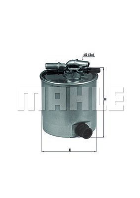 Mahle Kraftstofffilter [Hersteller-Nr. KL440/15] für Nissan, Renault von MAHLE